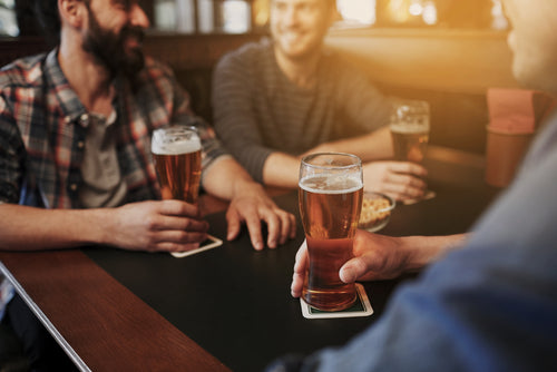 men drinking