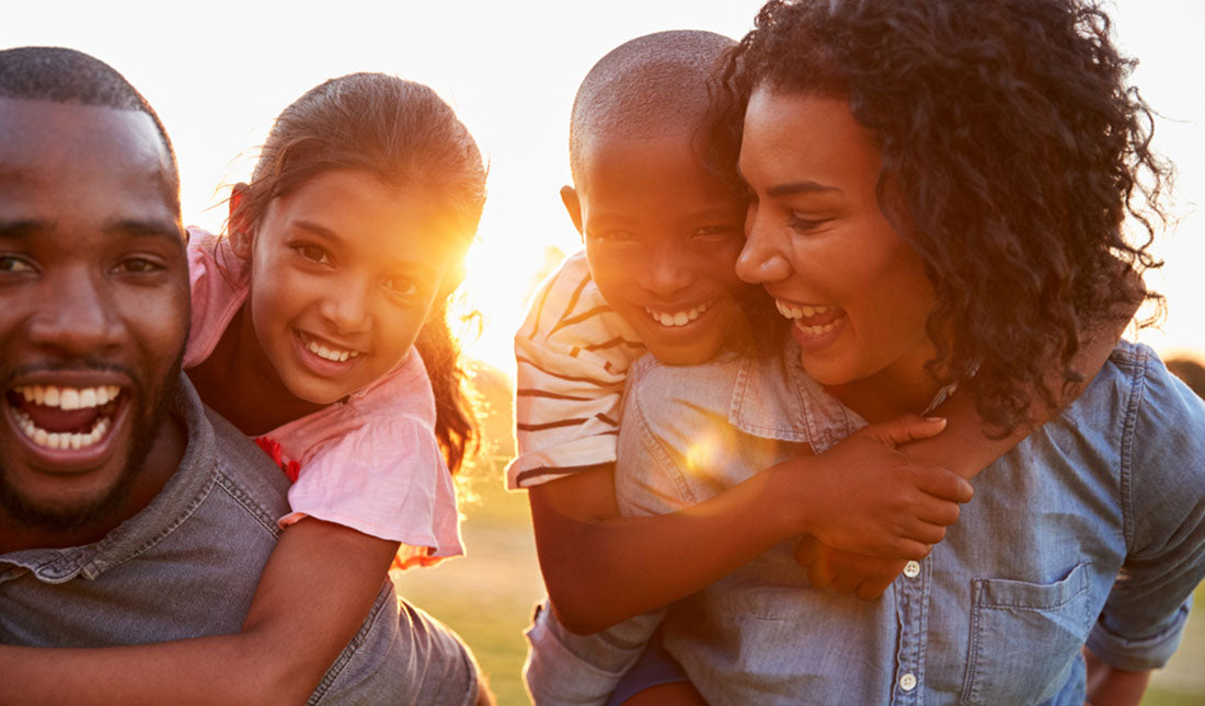 parents enjoying time with children